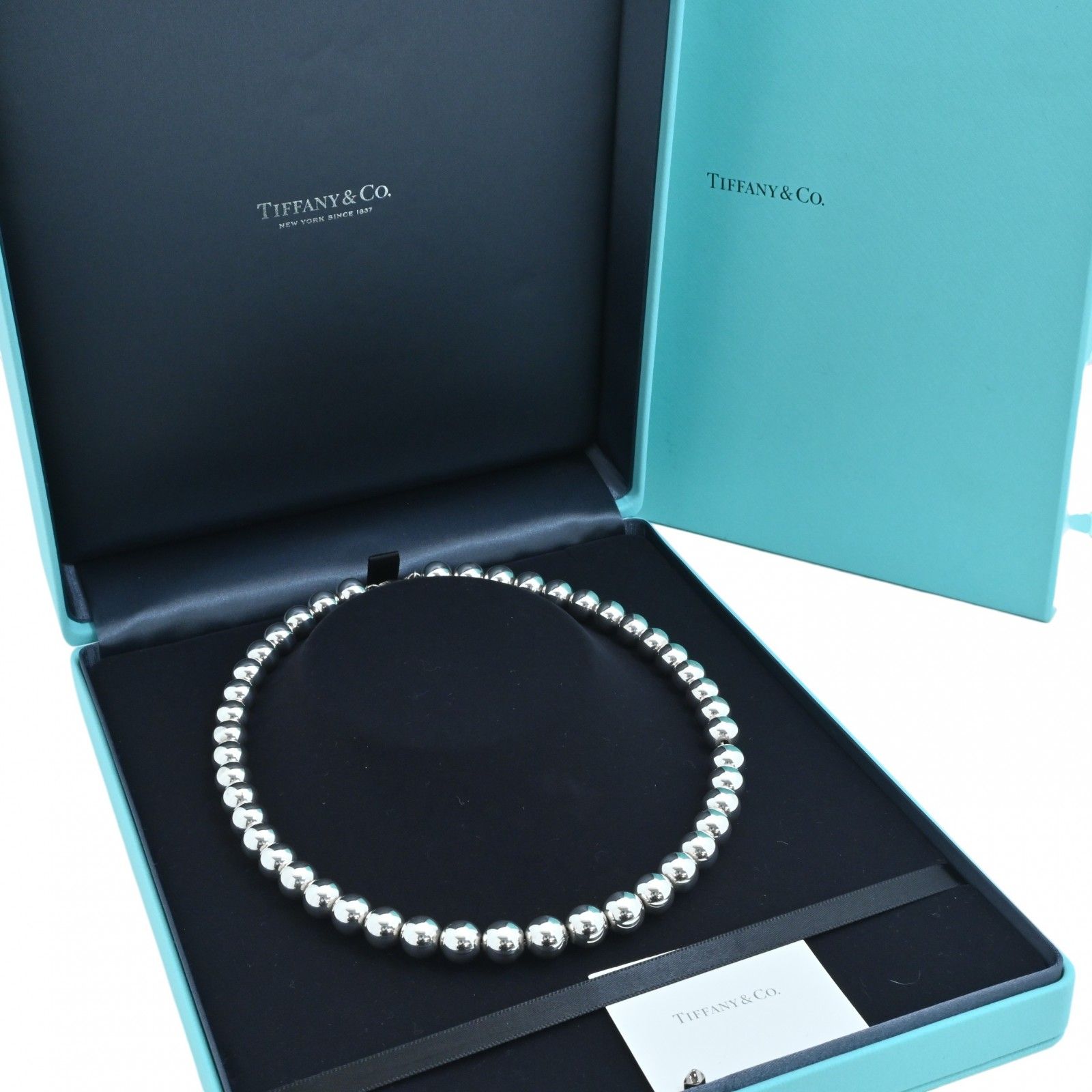 ティファニー ハードウェア ボール チェーン ネックレス シルバー A