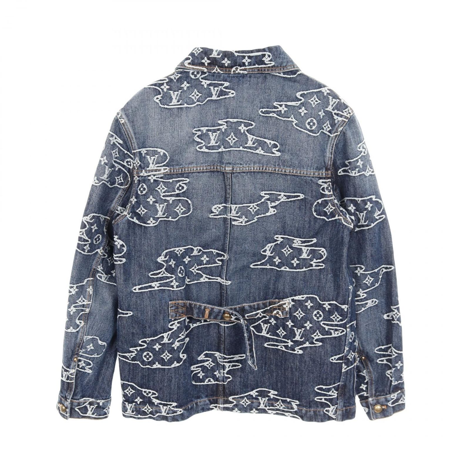 ルイ・ヴィトン LOUIS VUITTON デニムジャケット モノグラム デニム