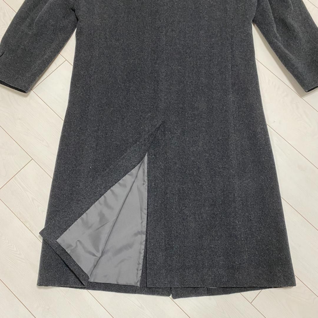 ☆LANVIN STUDIO ロングコート ウール モヘア グレー Jacket Outer