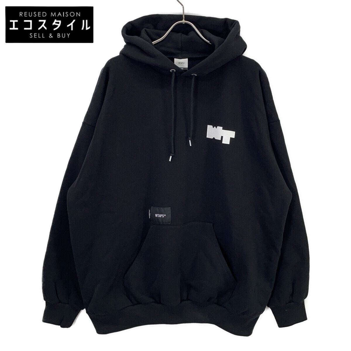WTAPS ダブルタップス ﾌﾞﾗｯｸ PAVILION HOODY ﾌﾟﾙｵｰﾊﾞｰｽｳｪｯﾄ 04 