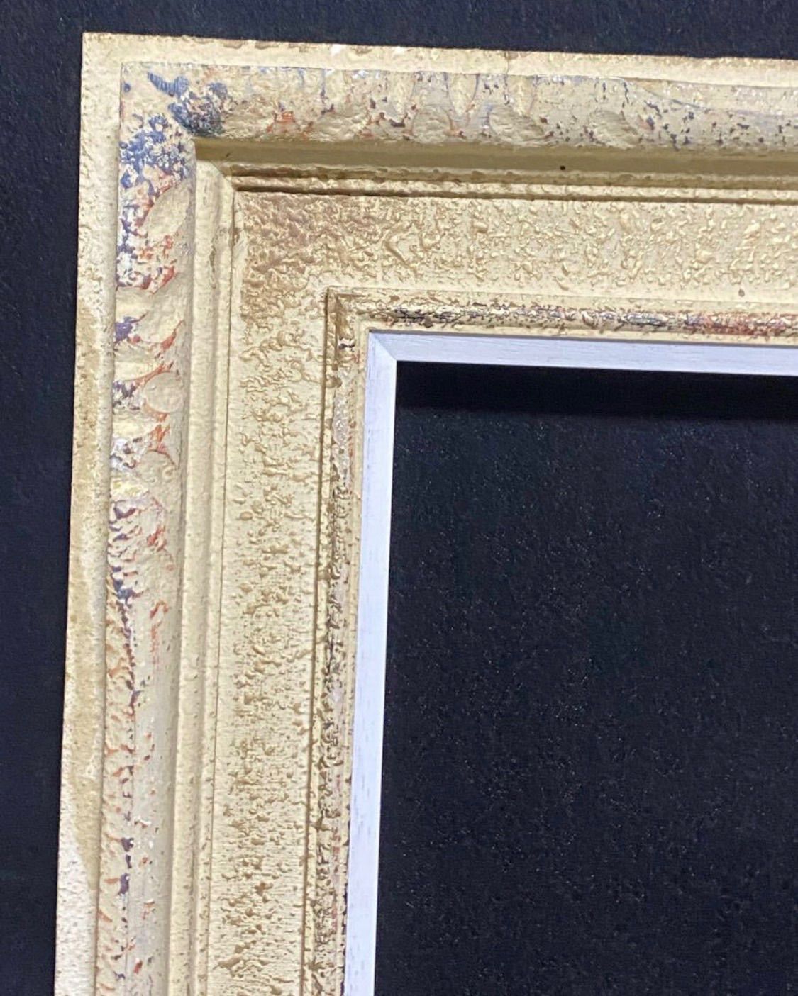 アートフレーム⑦ 空額 額縁 F4号 水彩額縁 デッサン額縁 レトロ