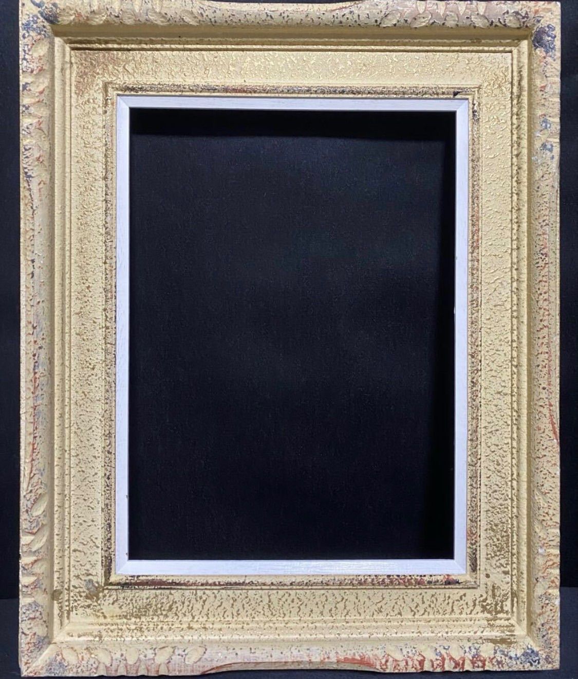 アートフレーム⑦ 空額 額縁 F4号 水彩額縁 デッサン額縁 レトロ