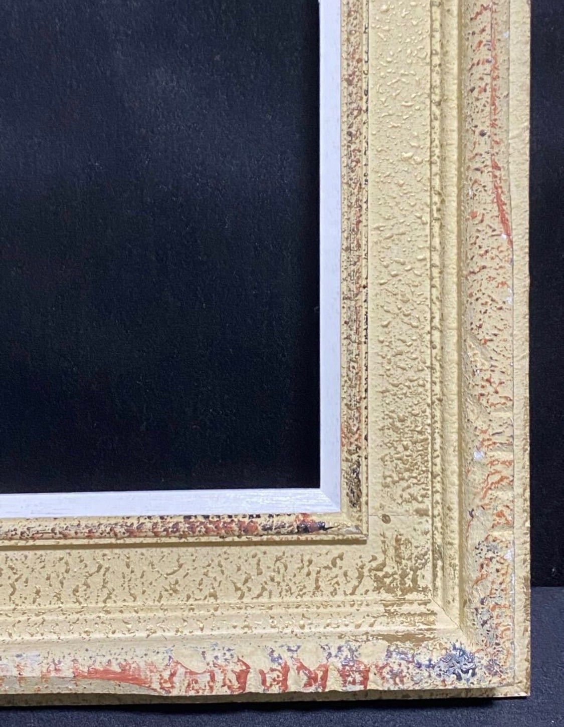 アートフレーム⑦ 空額 額縁 F4号 水彩額縁 デッサン額縁 レトロ