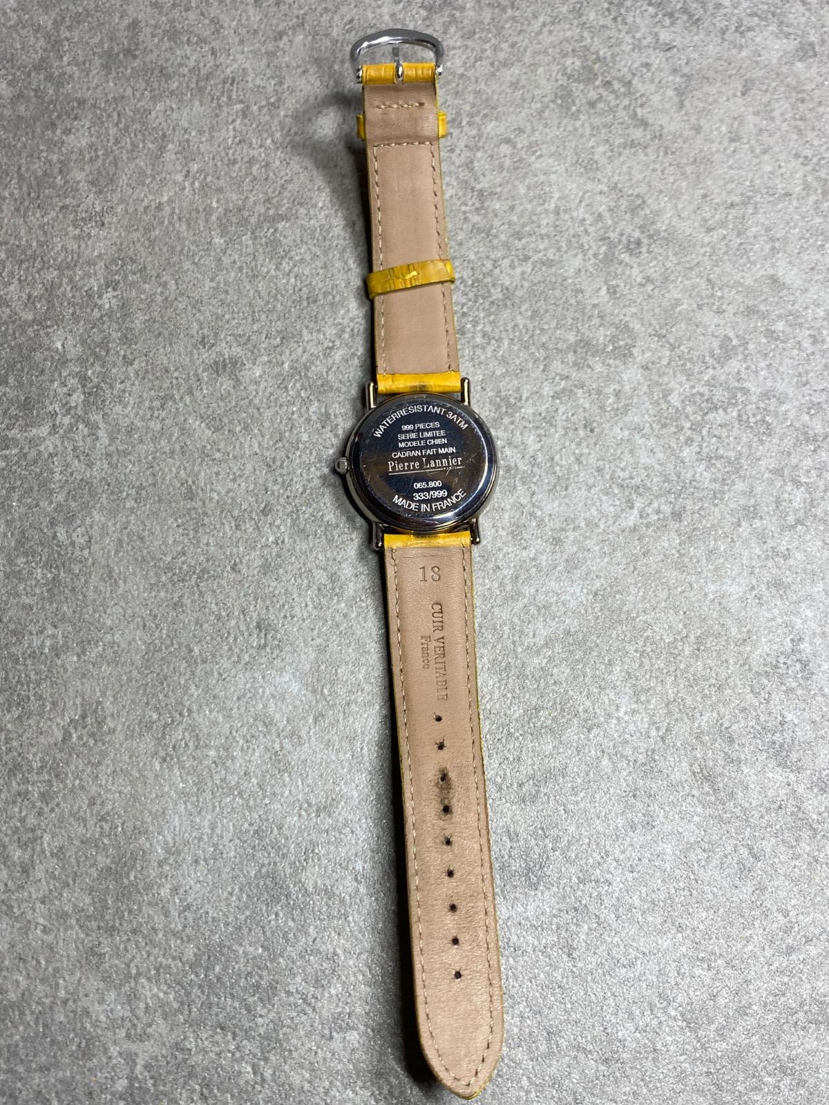 Pierre Lannier ピエールラニエ フレンチブルドックモチーフ 腕時計