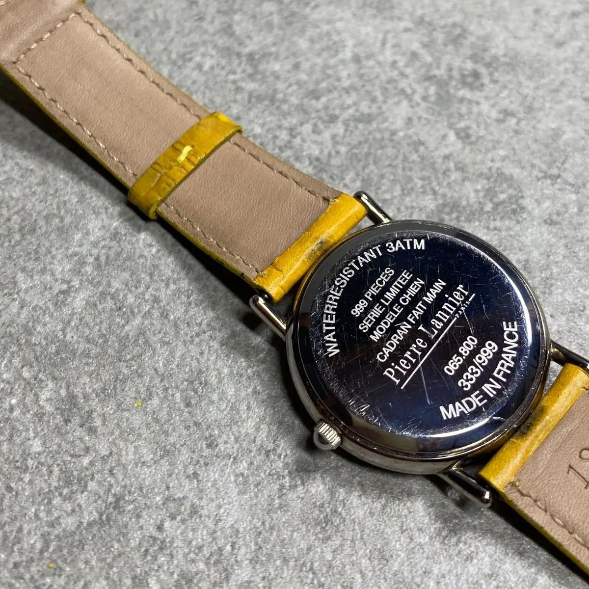 Pierre Lannier ピエールラニエ フレンチブルドックモチーフ 腕時計