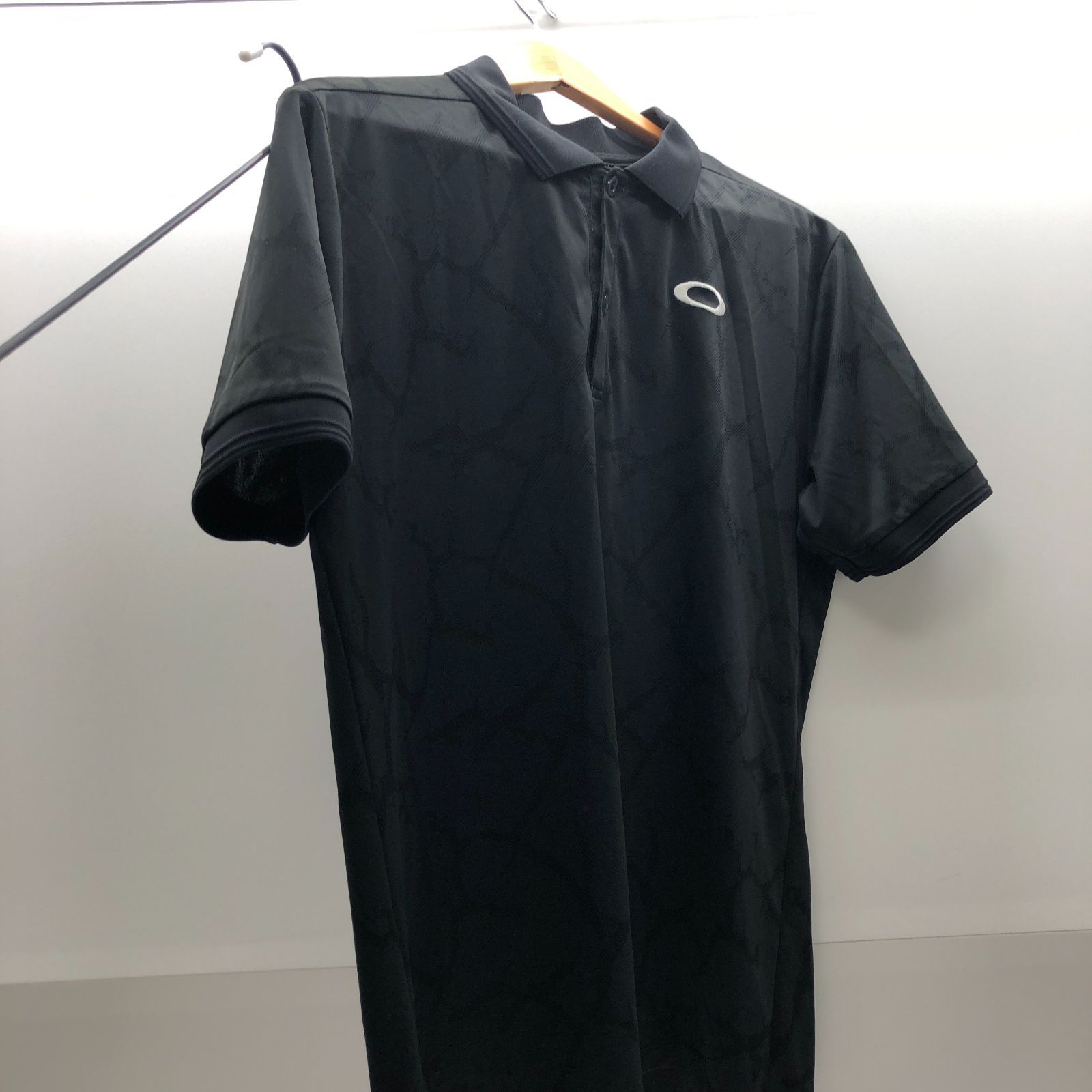 OAKLEY メンズ半袖ポロシャツ ブラック サイズXL オークリー SGSF26