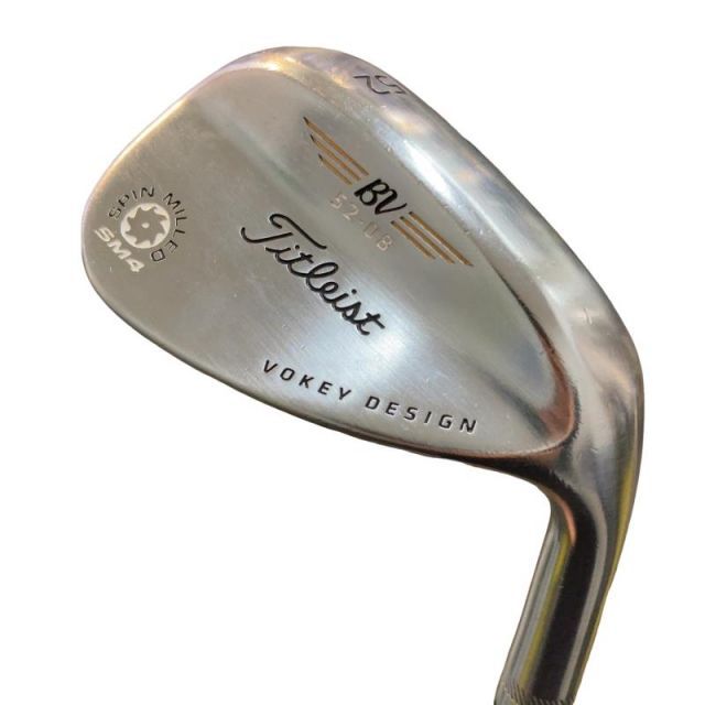 中古】 タイトリスト VOKEY SPIN MILLED SM4 ツアークロム 52°/08