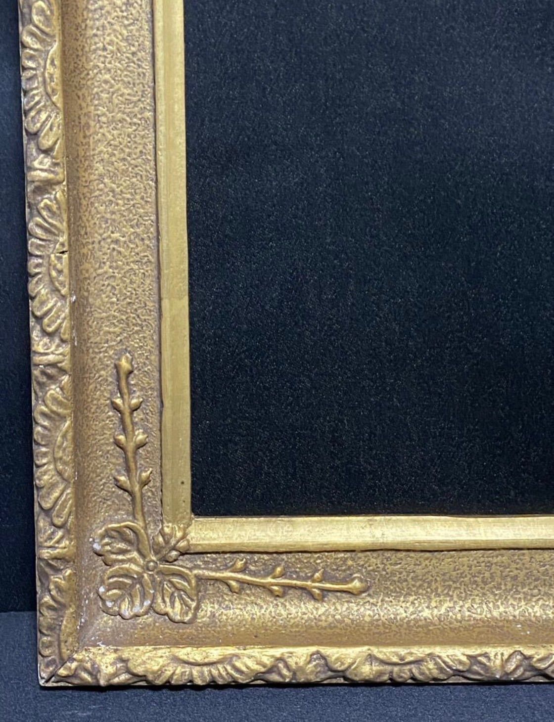 アートフレーム⑧ 額縁 空額 ゴールド 金彩 木製装飾額 ビンテージ