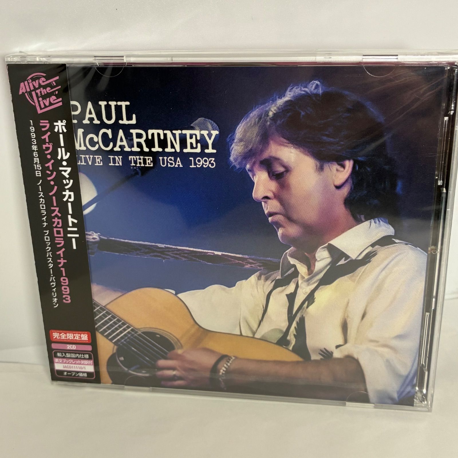 未開封新品 ポールマッカートニー Live In The USA 1993 ライヴ・イン