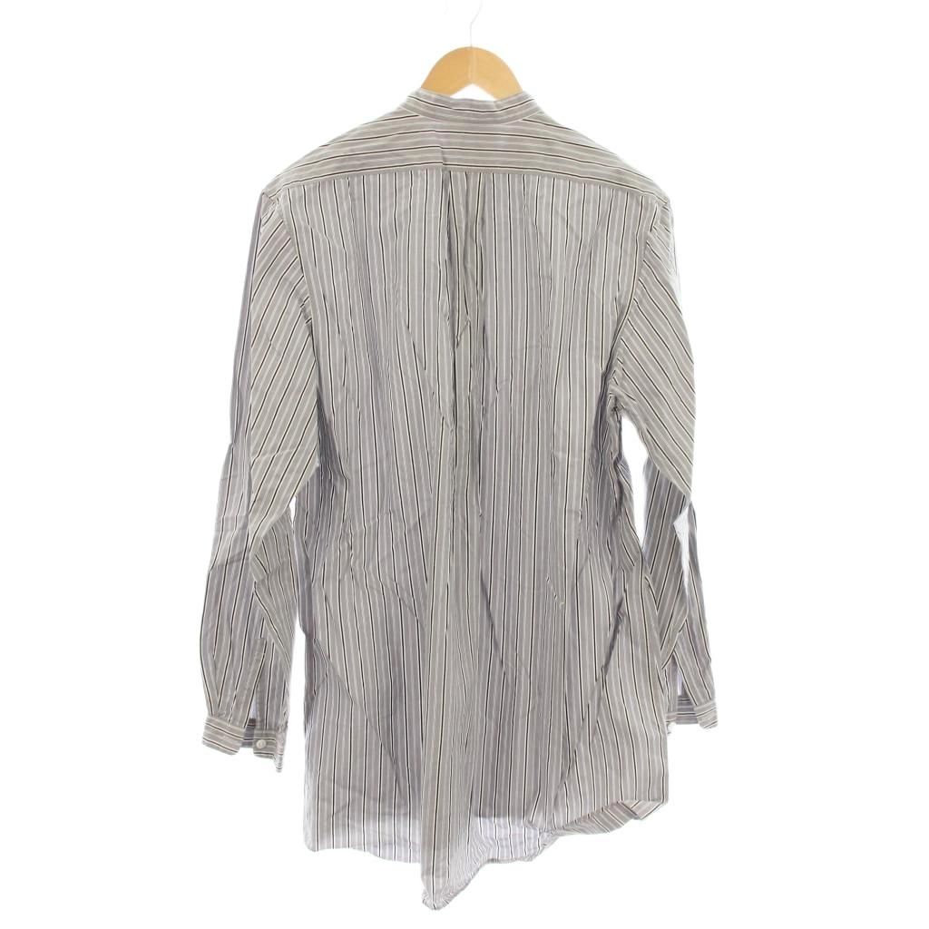 新品ディガウェルDIGAWEL袖リブストライプシャツRED1