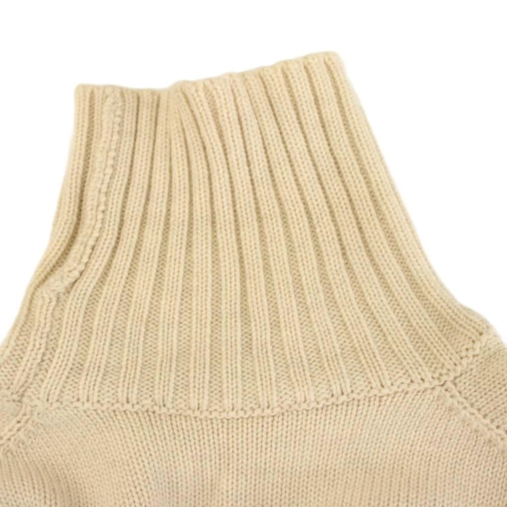 ザノーネ ZANONE ニット セーター ウール 50 ベージュ 無地