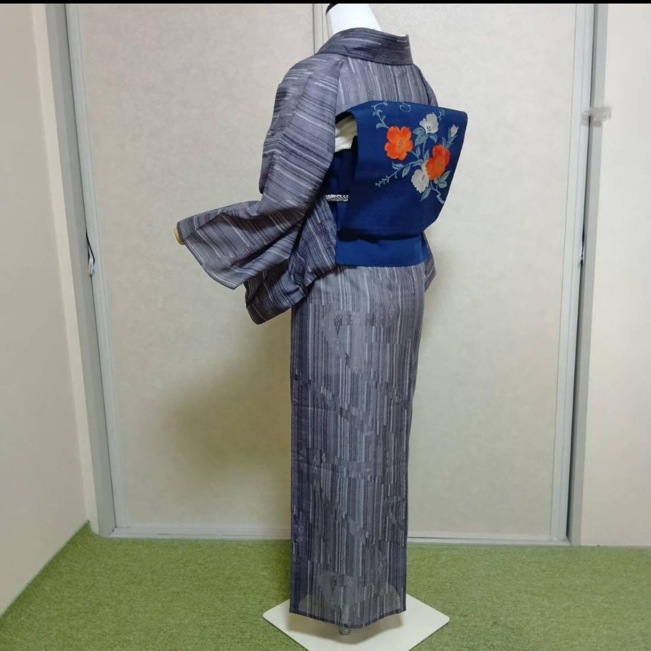 正絹 麻混 羅 帯 名古屋帯 タ32 - メルカリ