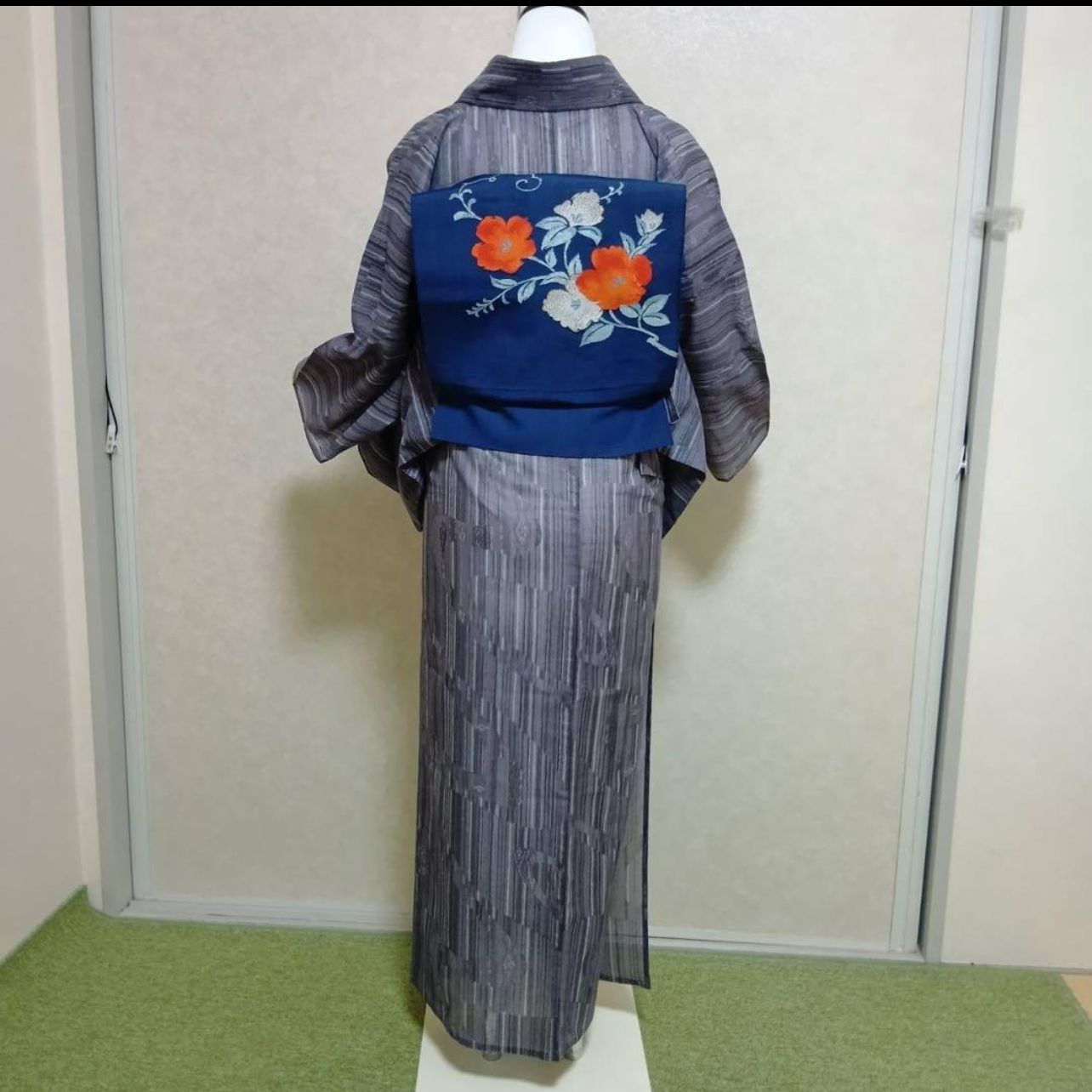 正絹 麻混 羅 帯 名古屋帯 タ32 - メルカリ