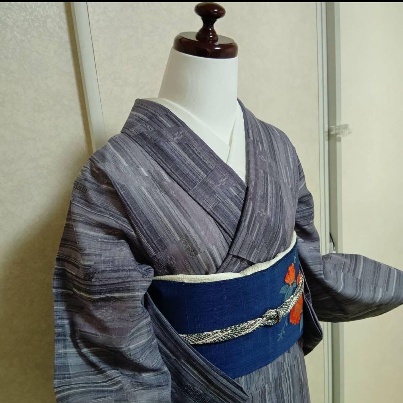 正絹 麻混 羅 帯 名古屋帯 タ32 - メルカリ