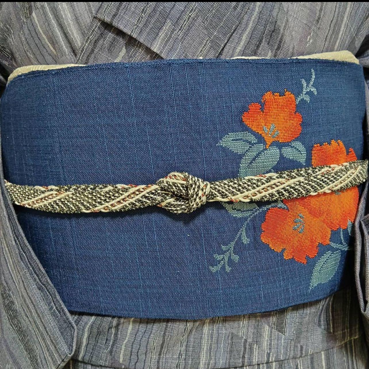 正絹 麻混 羅 帯 名古屋帯 タ32 - メルカリ