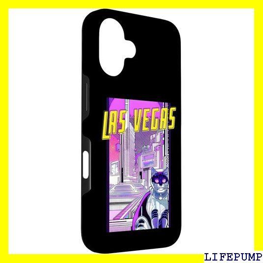 Las Vegas Nevadaアメリカ 猫 レトロ アニメ 都市景観 ヴィンテージ