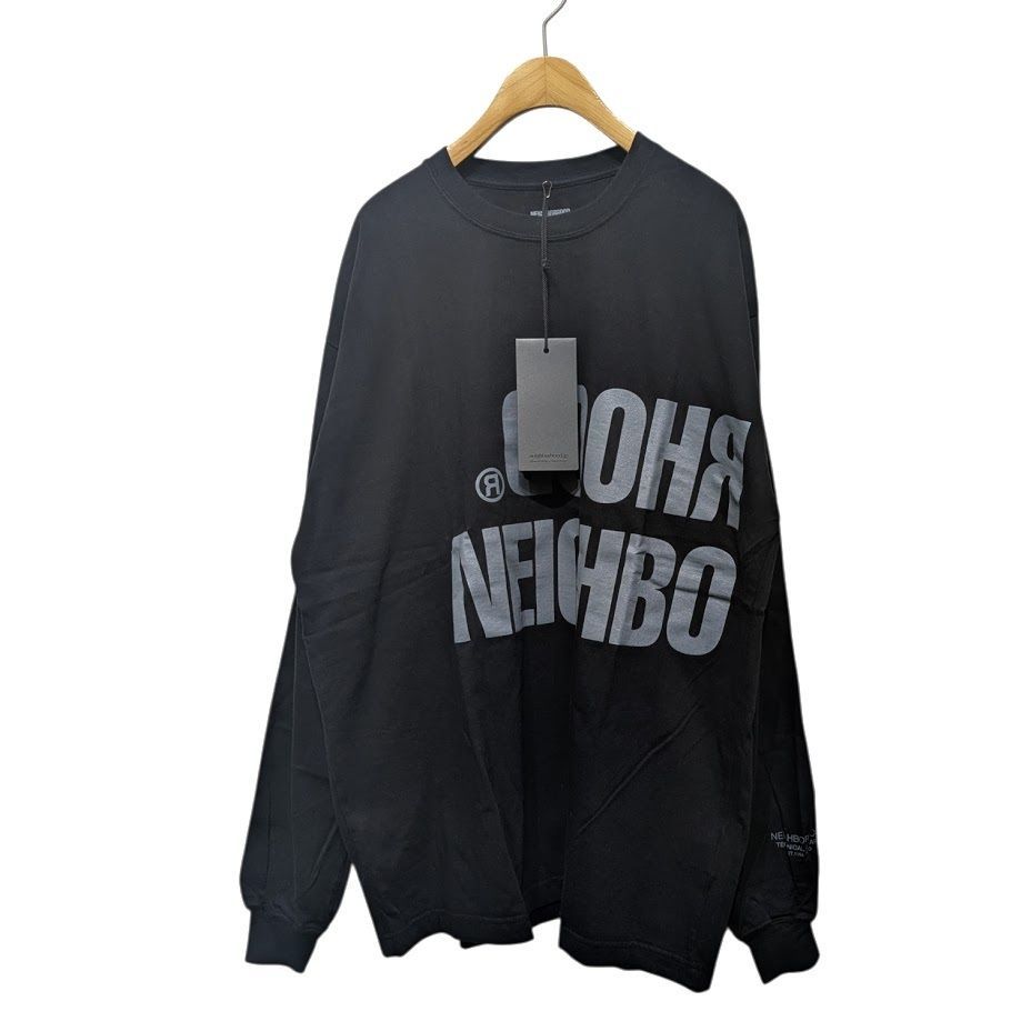 美品 24AW NEIGHBORHOOD ネイバーフッド 242PCNH-LT14 NH.TEE LS-14