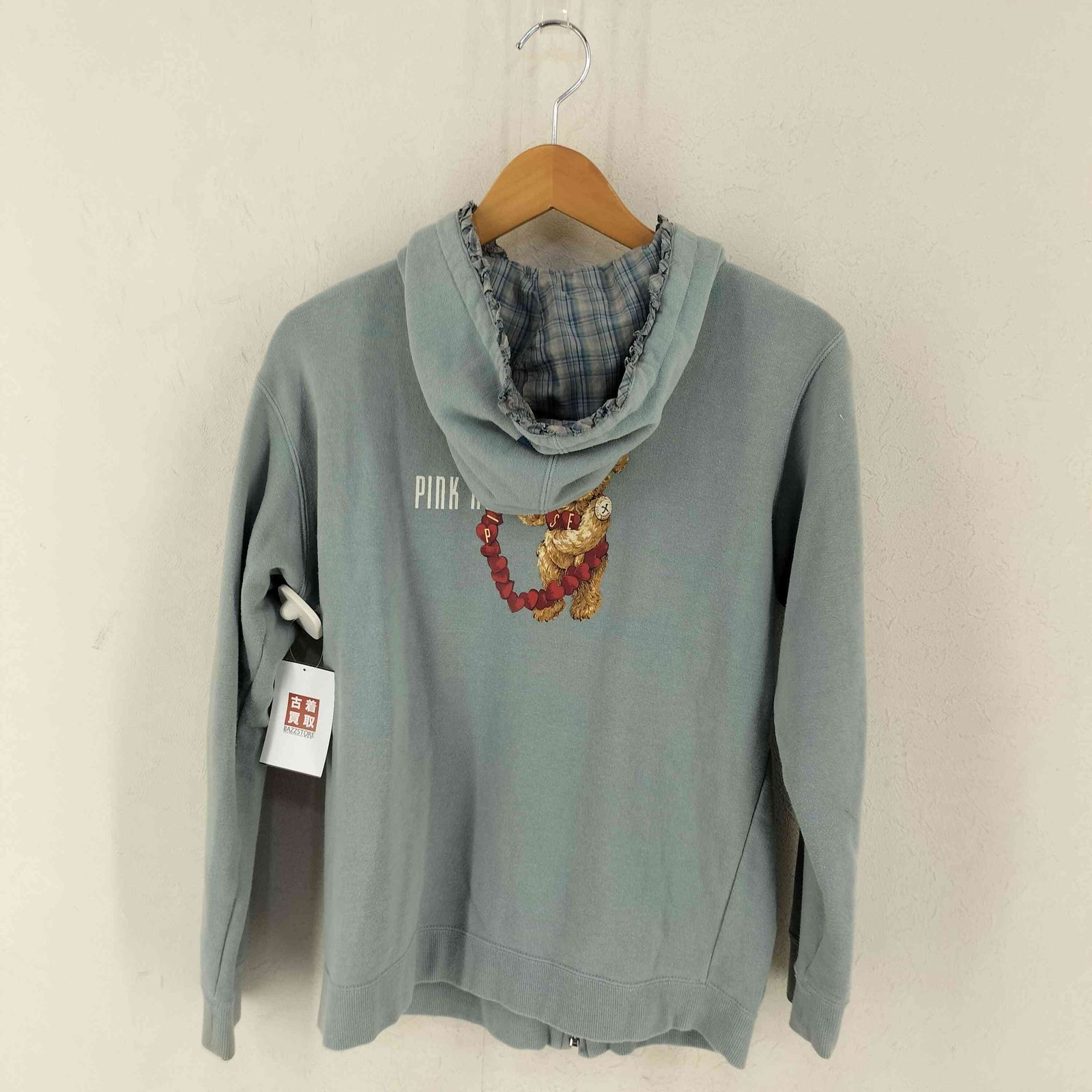 ピンクハウス PINK HOUSE 00S 07年製 ジェディックス製 ジップパーカー