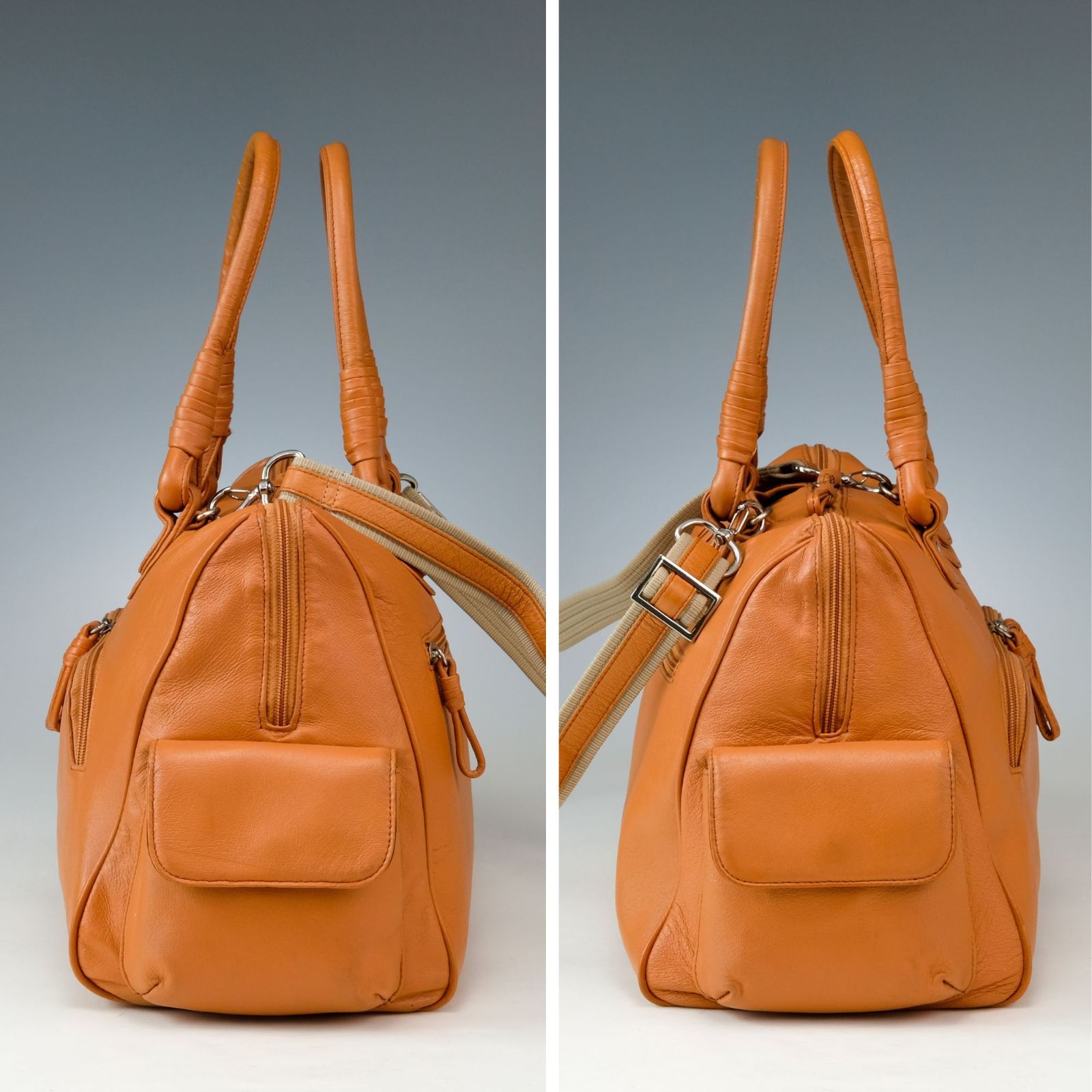 HAMANO 濱野皮革工藝 2way ボストンバッグ 皇室御用達 ショルダー