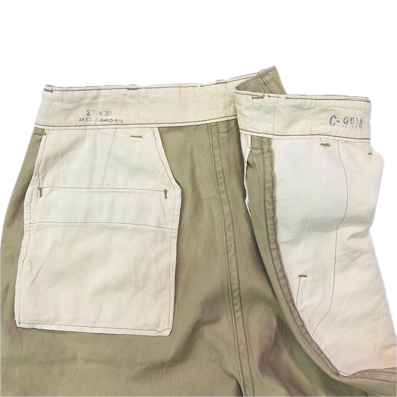 40s 50s US ARMY 米軍 M-45 M45 カーキ チノパン ミリタリー パンツ