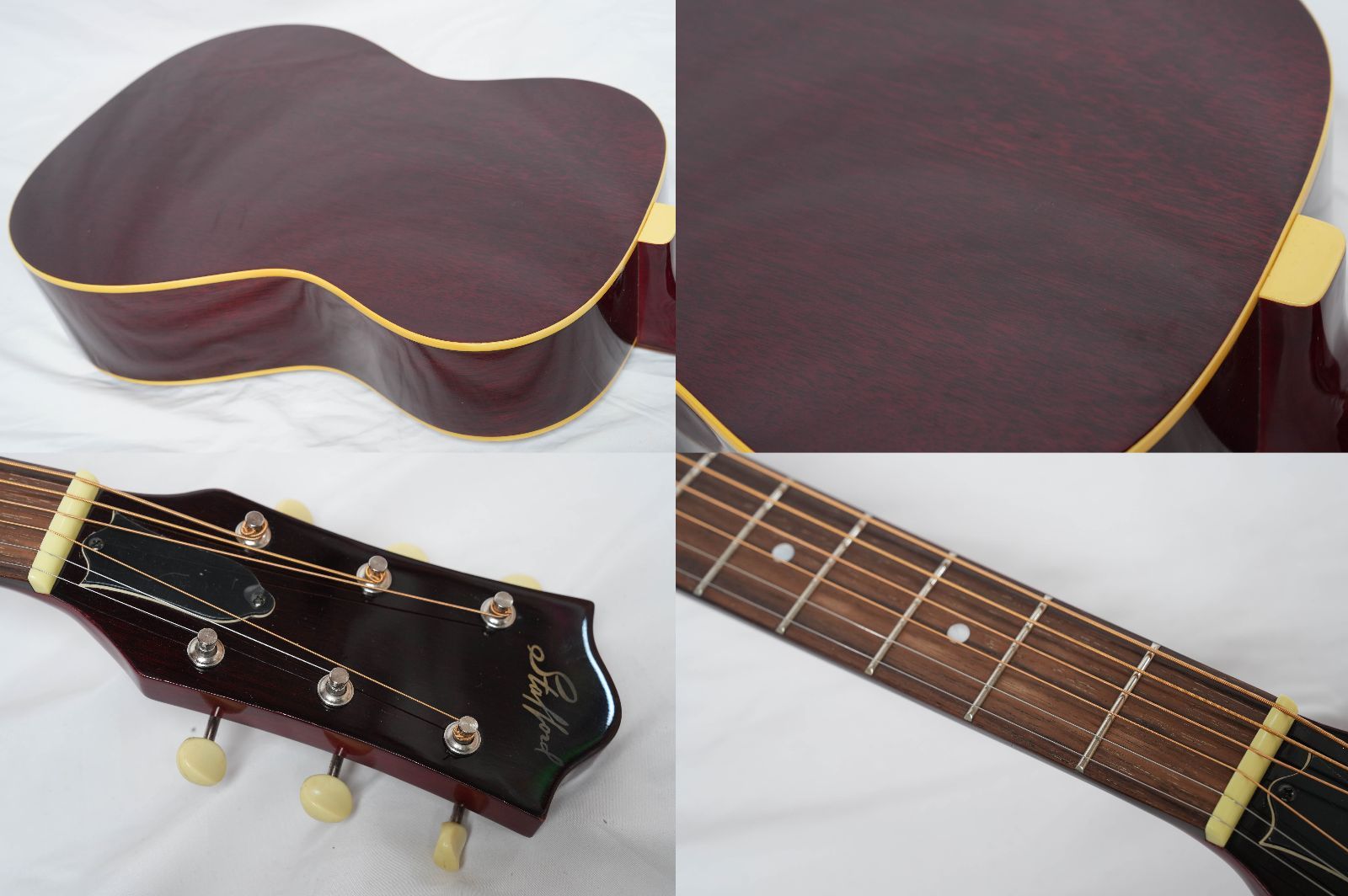 ☆Stafford☆SLG-360E-RED Gibson B-25コピー PU不良 コンパクトサイズ