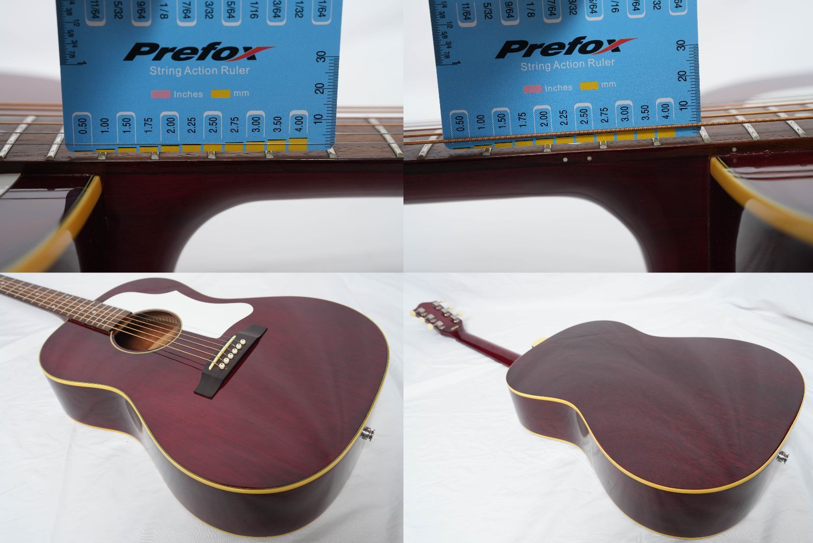 ☆Stafford☆SLG-360E-RED Gibson B-25コピー PU不良 コンパクトサイズ