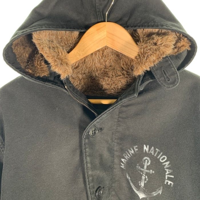 HOUSTON ヒューストン フランス海軍 デッキジャケット ネイビー 5NFX3