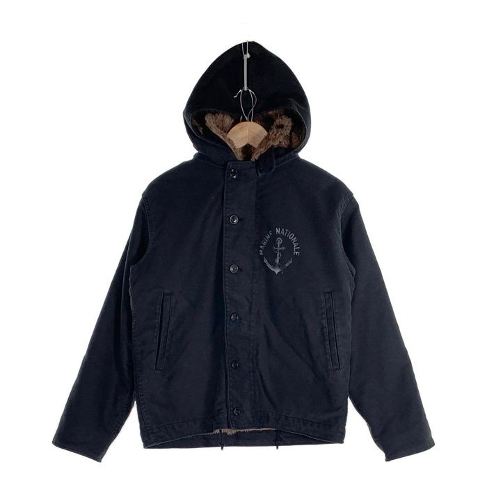 HOUSTON ヒューストン フランス海軍 デッキジャケット ネイビー 5NFX3