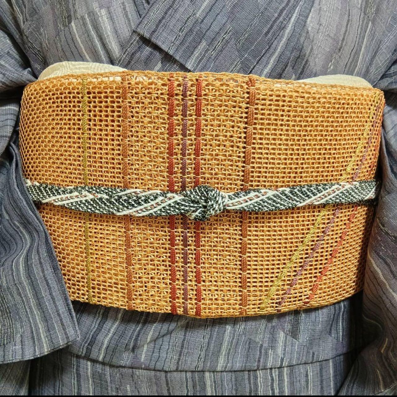 帯 正絹 麻混 羅 名古屋帯 タ28 - メルカリ