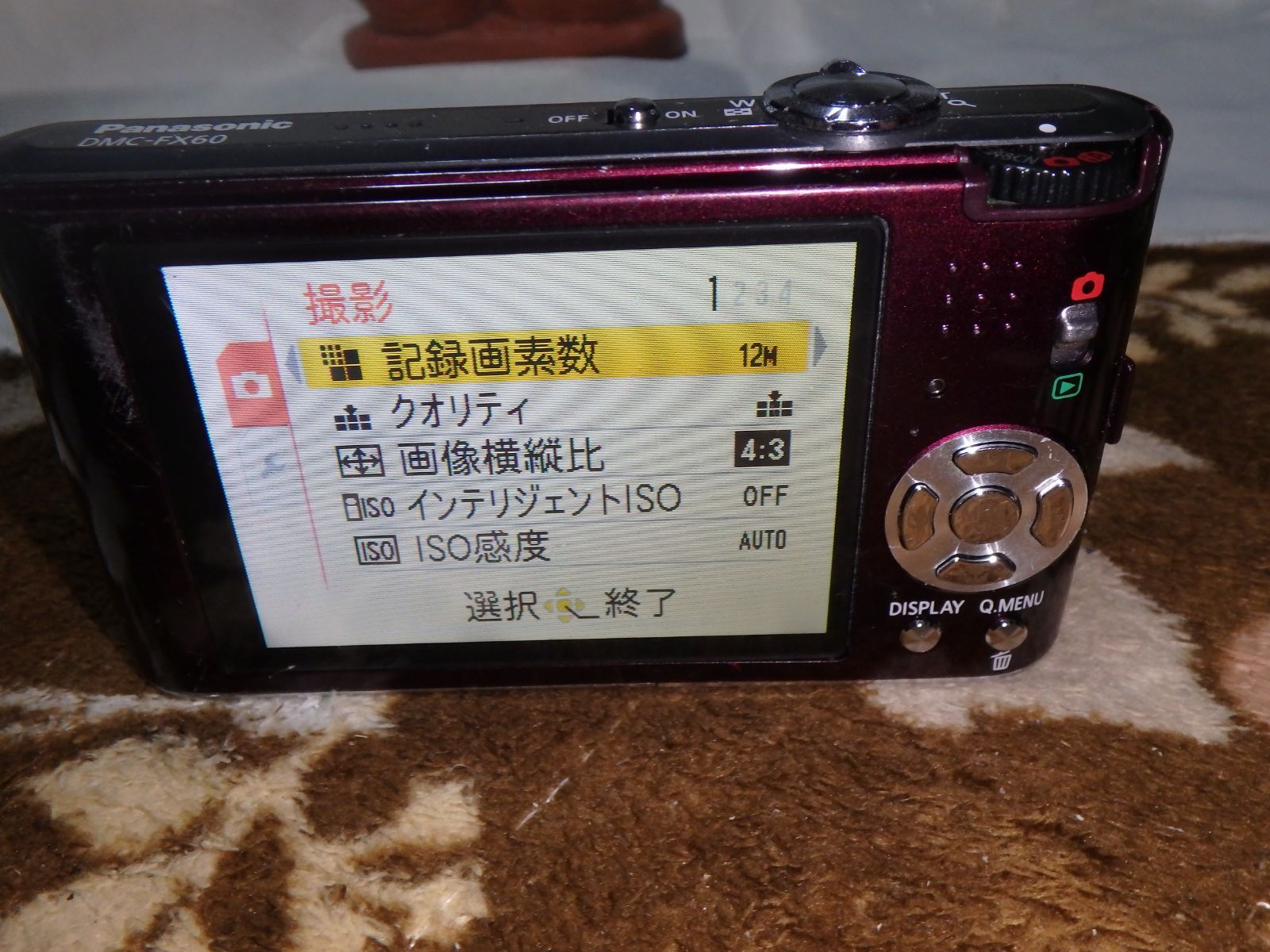 動作品 PANASONIC DMC-FX60 LUMIX デジタルカメラ 難 - メルカリ