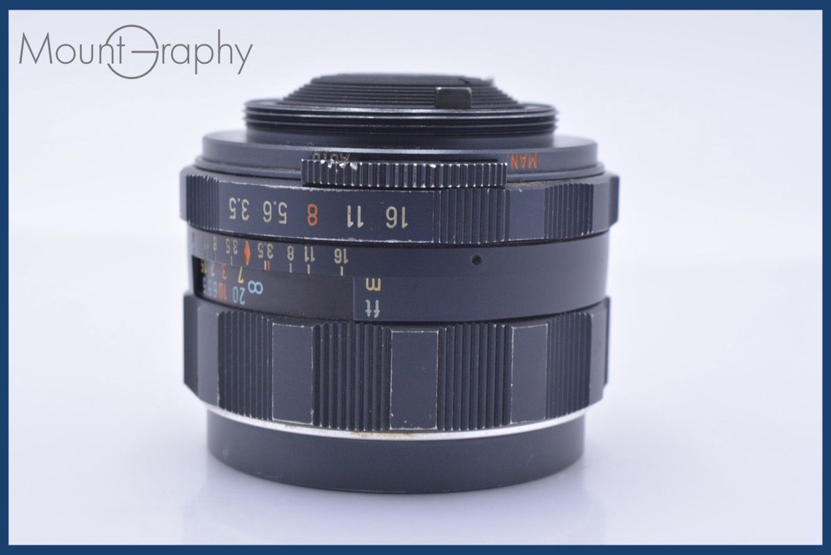 ペンタックス PENTAX Super-Multi-Coated TAKUMAR 28mm F3.5 後