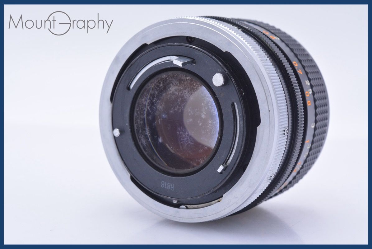 動作保証】 キヤノン Canon FD 50mm F1.4 S.S.C. 前後キャップ&レンズ