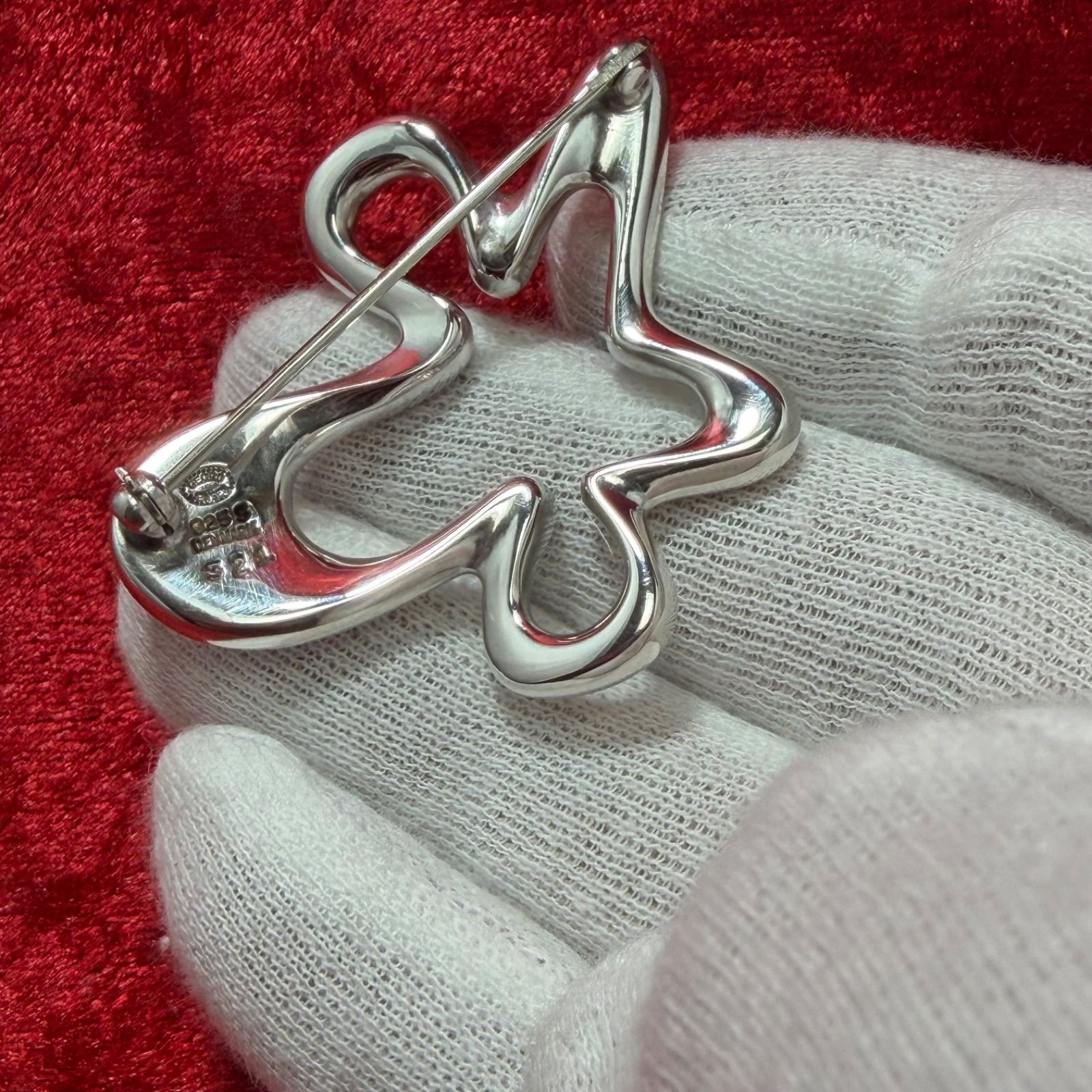 美品 ブローチ スプラッシュ ♯321 ジョージジェンセン/GEORG JENSEN