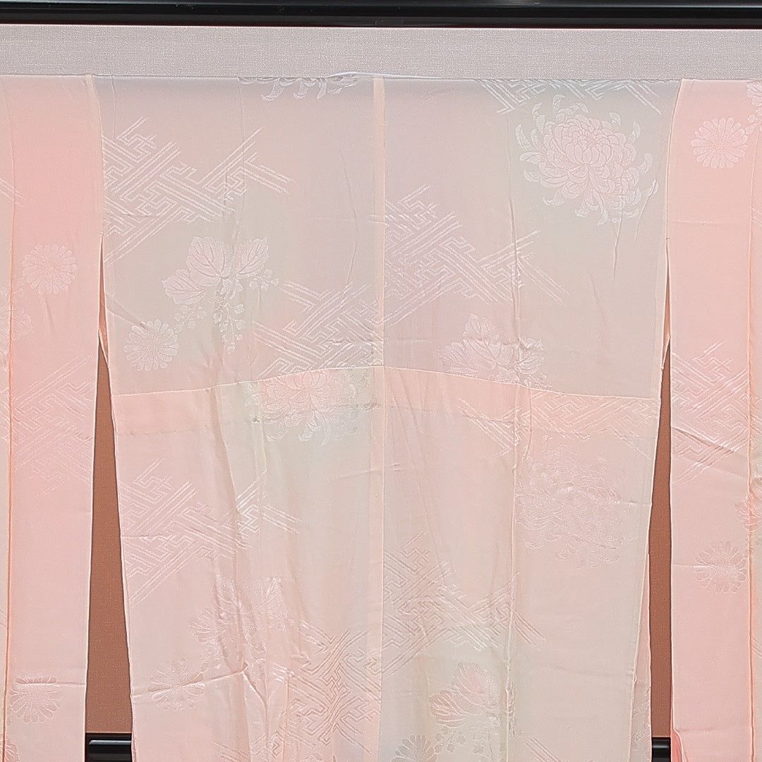 振袖用 長襦袢 無双袖 身丈143cm 裄丈67cm 正絹 Sランク 3XLサイズ