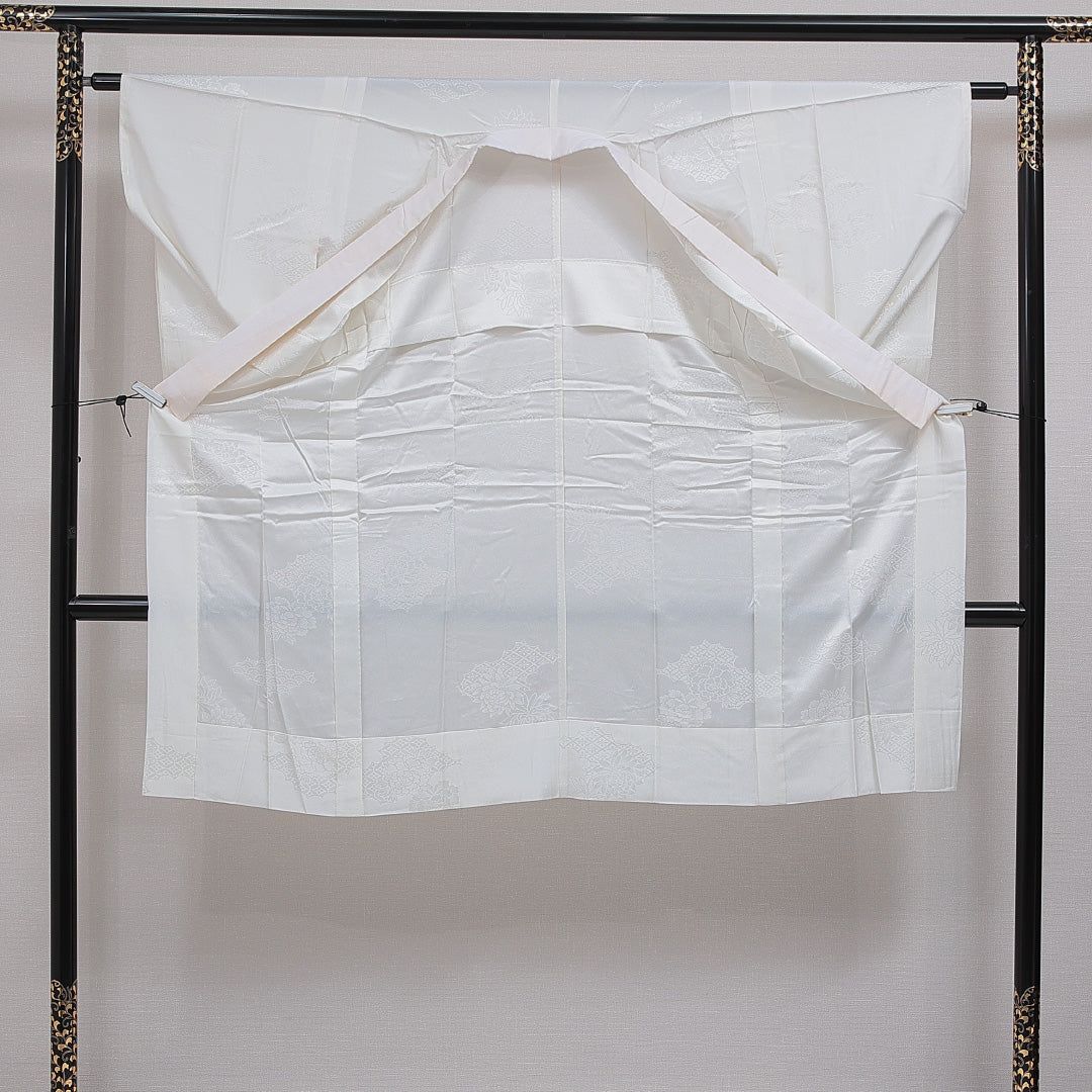 長襦袢 洗える着物 無双袖 身丈118cm 裄丈61cm ポリエステル Aランク