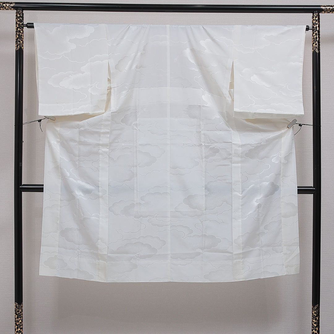 長襦袢 洗える着物 無双袖 身丈133cm 裄丈64cm ポリエステル Aランク