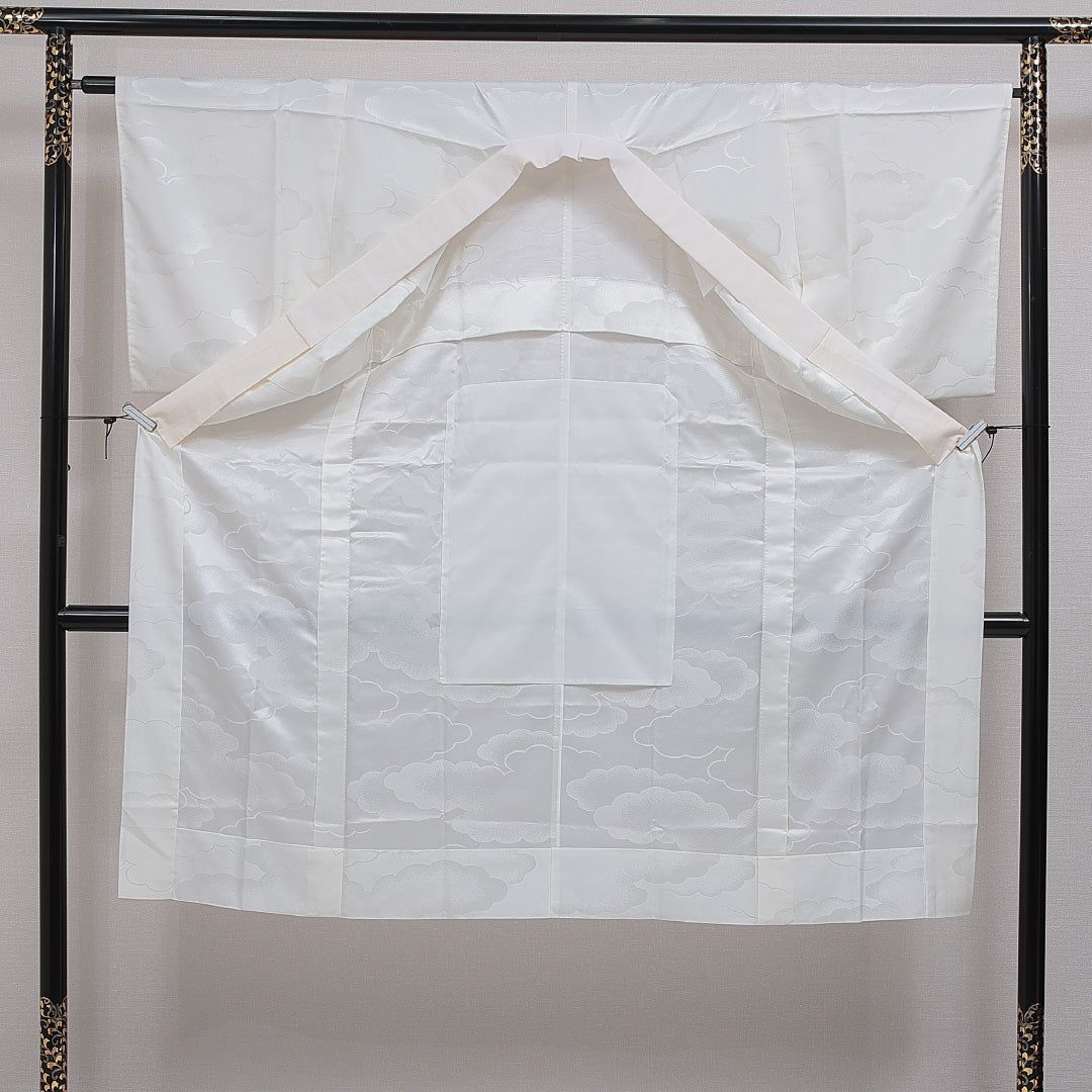 長襦袢 洗える着物 無双袖 身丈133cm 裄丈64cm ポリエステル Aランク