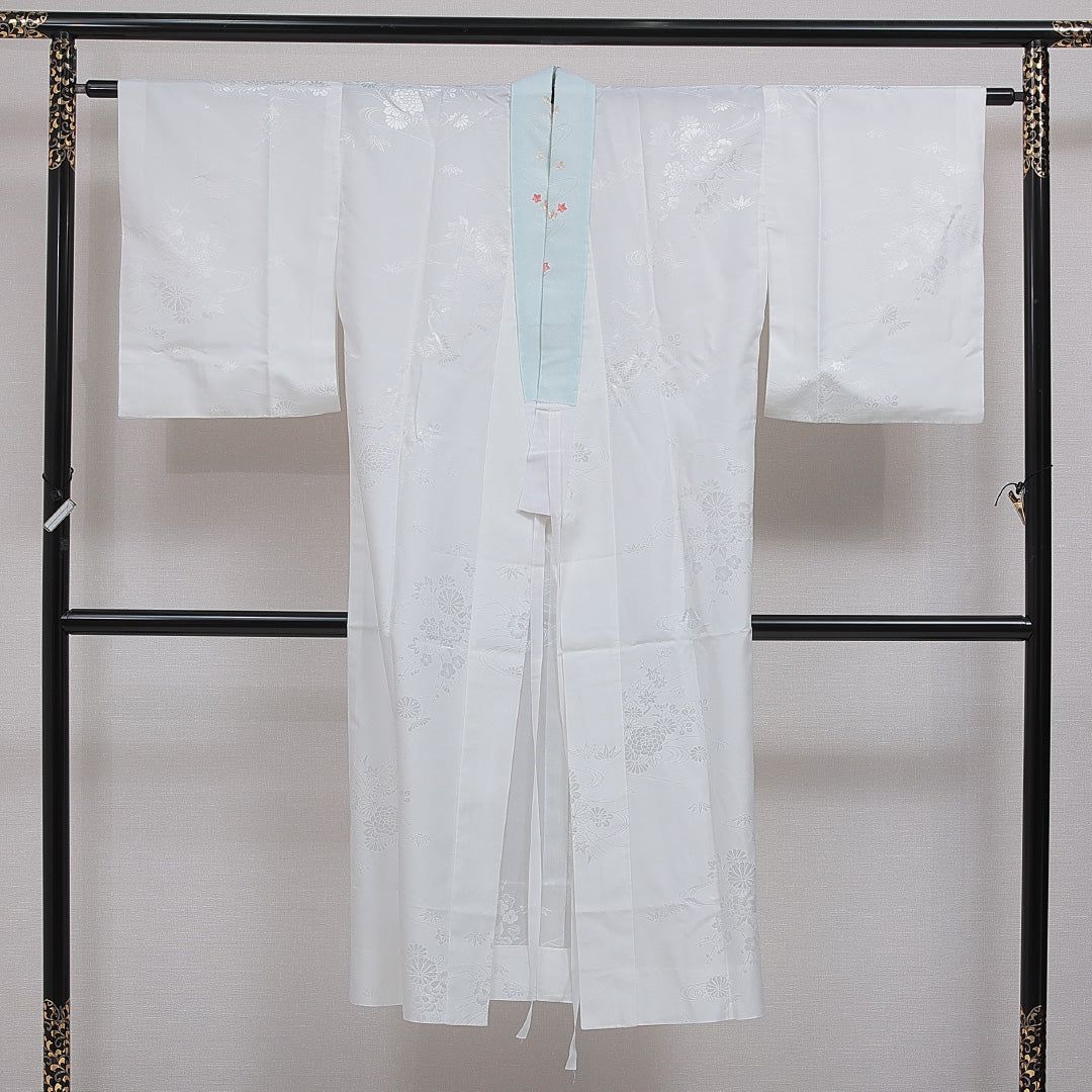 長襦袢 洗える着物 無双袖 身丈132cm 裄丈31cm ポリエステル Sランク