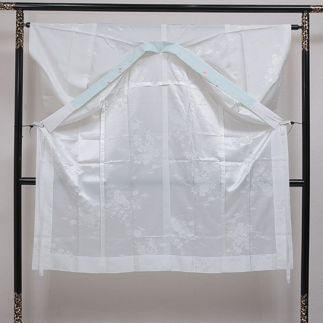 長襦袢 洗える着物 無双袖 身丈132cm 裄丈31cm ポリエステル Sランク