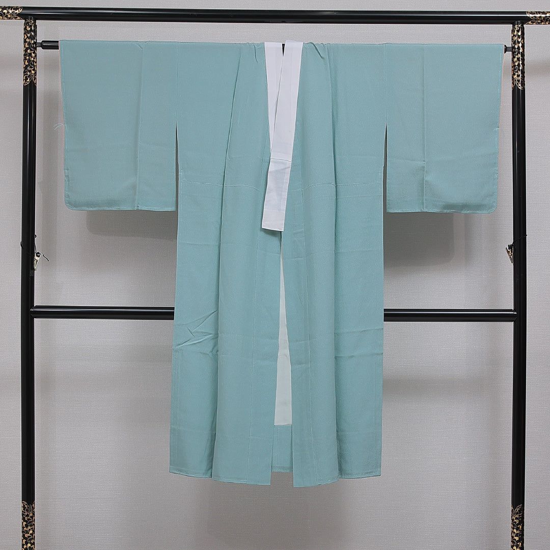 長襦袢 無双袖 身丈124cm 裄丈66cm 正絹 Aランク Mサイズ 居敷当て