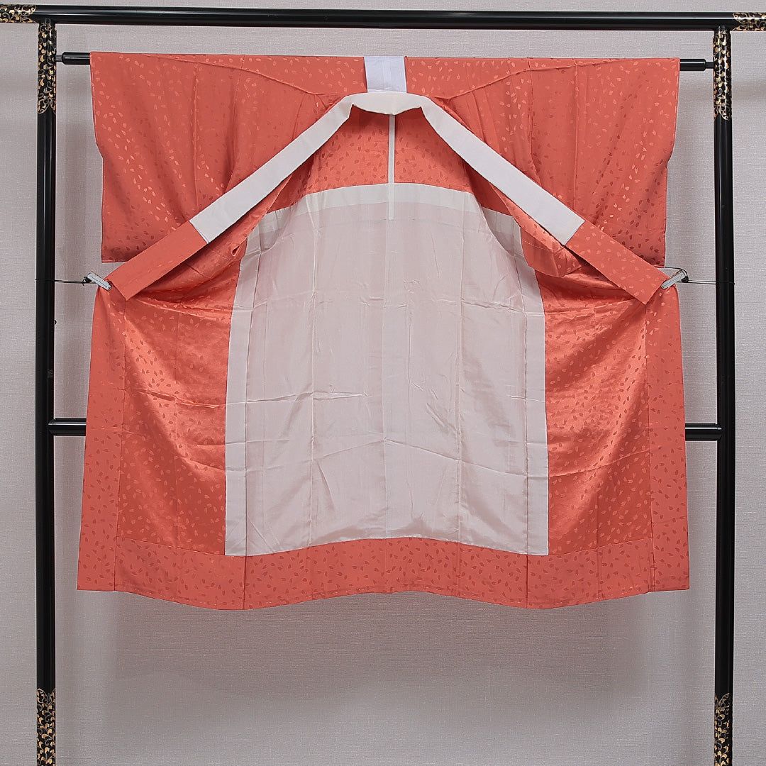 長襦袢 無双袖 身丈123cm 裄丈61cm 正絹 Sランク Sサイズ 居敷当て