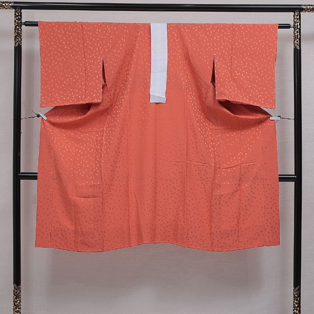 長襦袢 無双袖 身丈123cm 裄丈61cm 正絹 Sランク Sサイズ 居敷当て