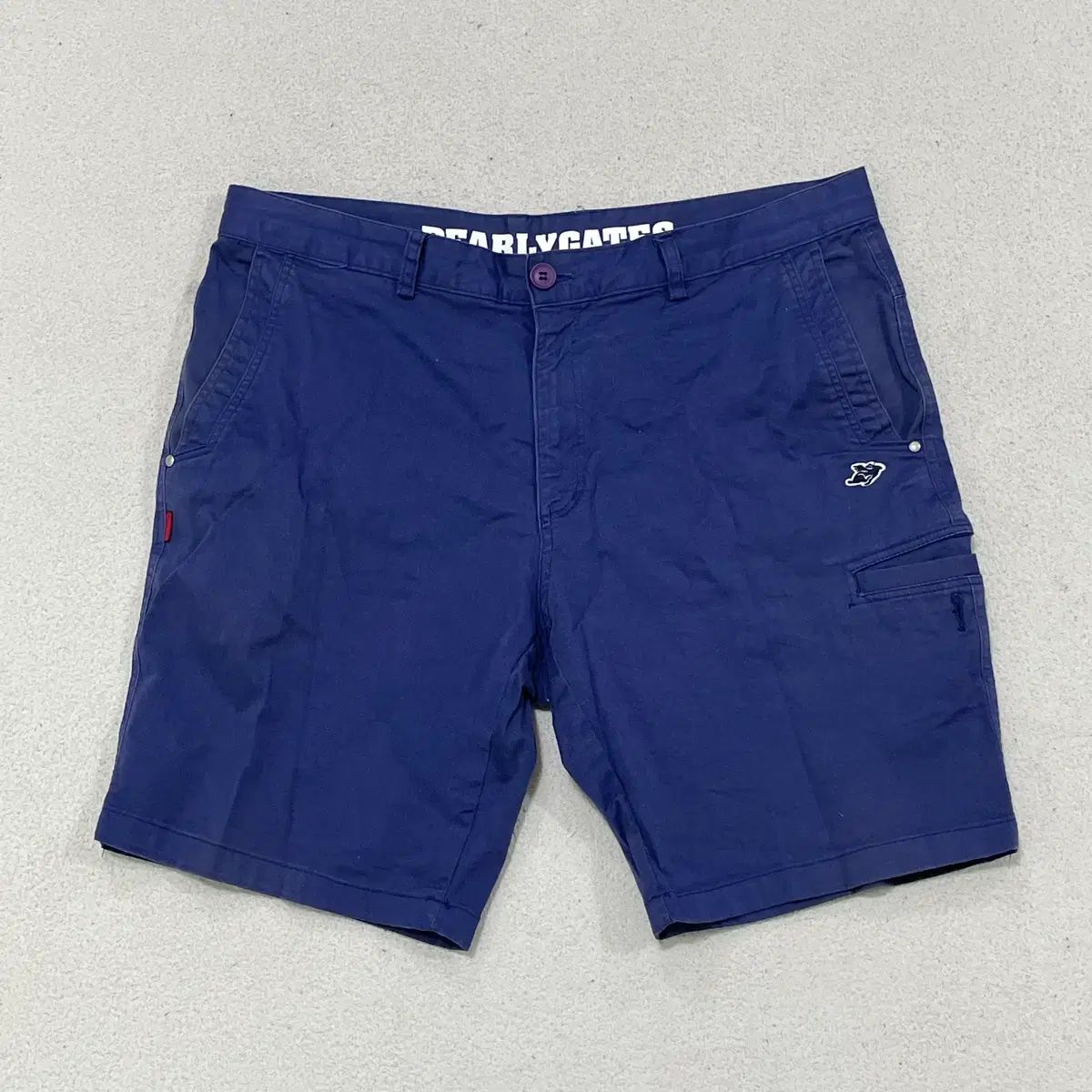 36 パーリーゲイツ ネイビー メンズ ゴルフ ハーフパンツ 0223 - メルカリ