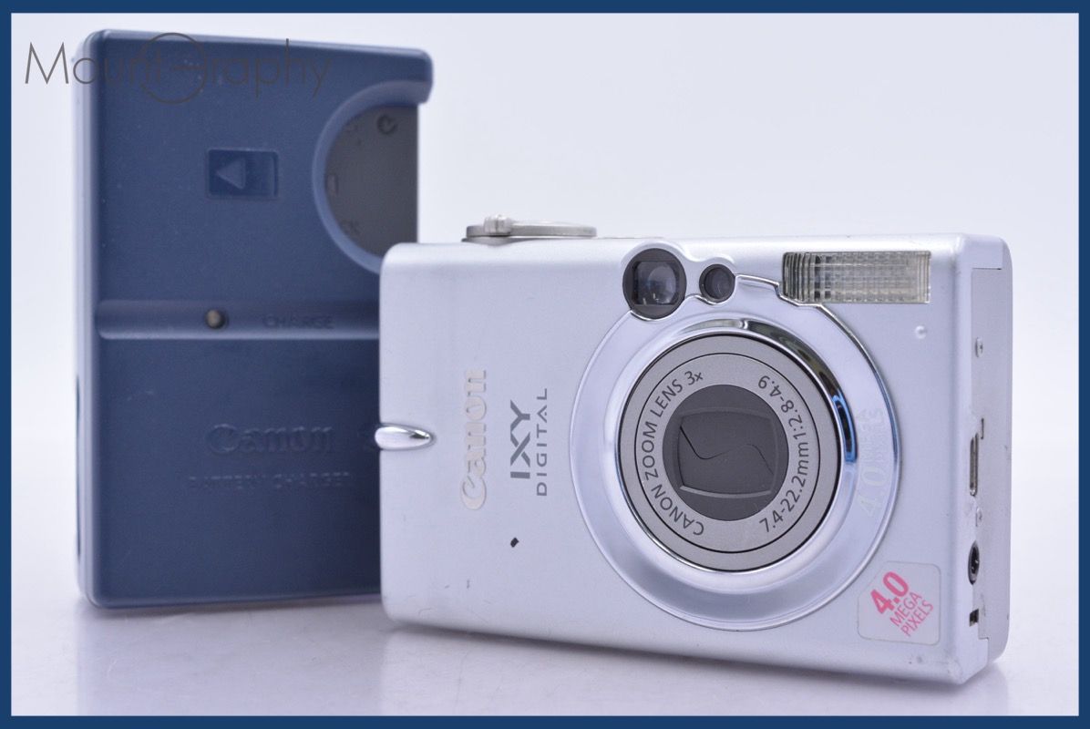 動作保証】 キヤノン Canon IXY DIGITAL 400 AiAF 3x バッテリー、充電
