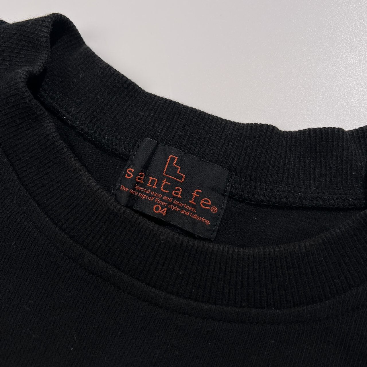 Santa fe サンタフェ BIGロゴ 刺繍 半袖 スウェット トレーナー サイズ 