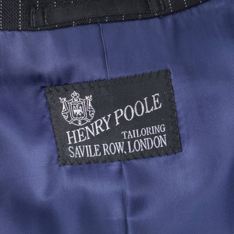 新品 ◇ HENRY POOLE ヘンリープール ストライプスーツ 日本製