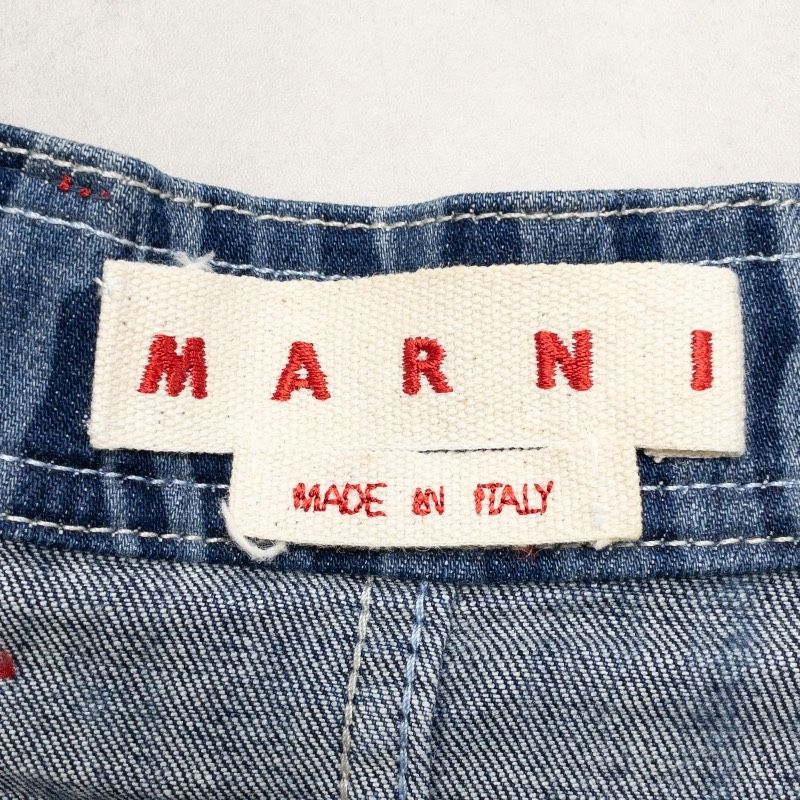 MARNI マルニ 2022SS デニムスカート フロントボタン フレア