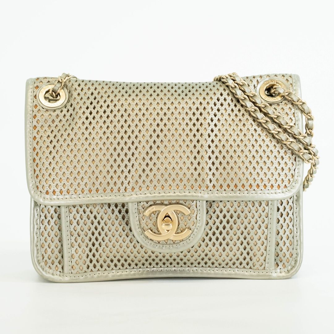 CHANEL シャネル フレンチリビエラ A67652 チェーンショルダー バッグ