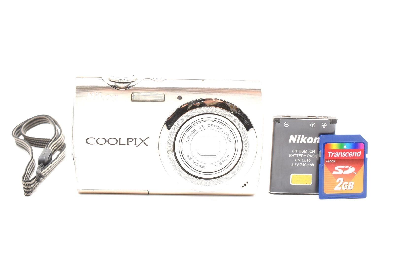 ニコン Nikon COOLPIX S230 ソリッドシルバー SDカード付き - メルカリ