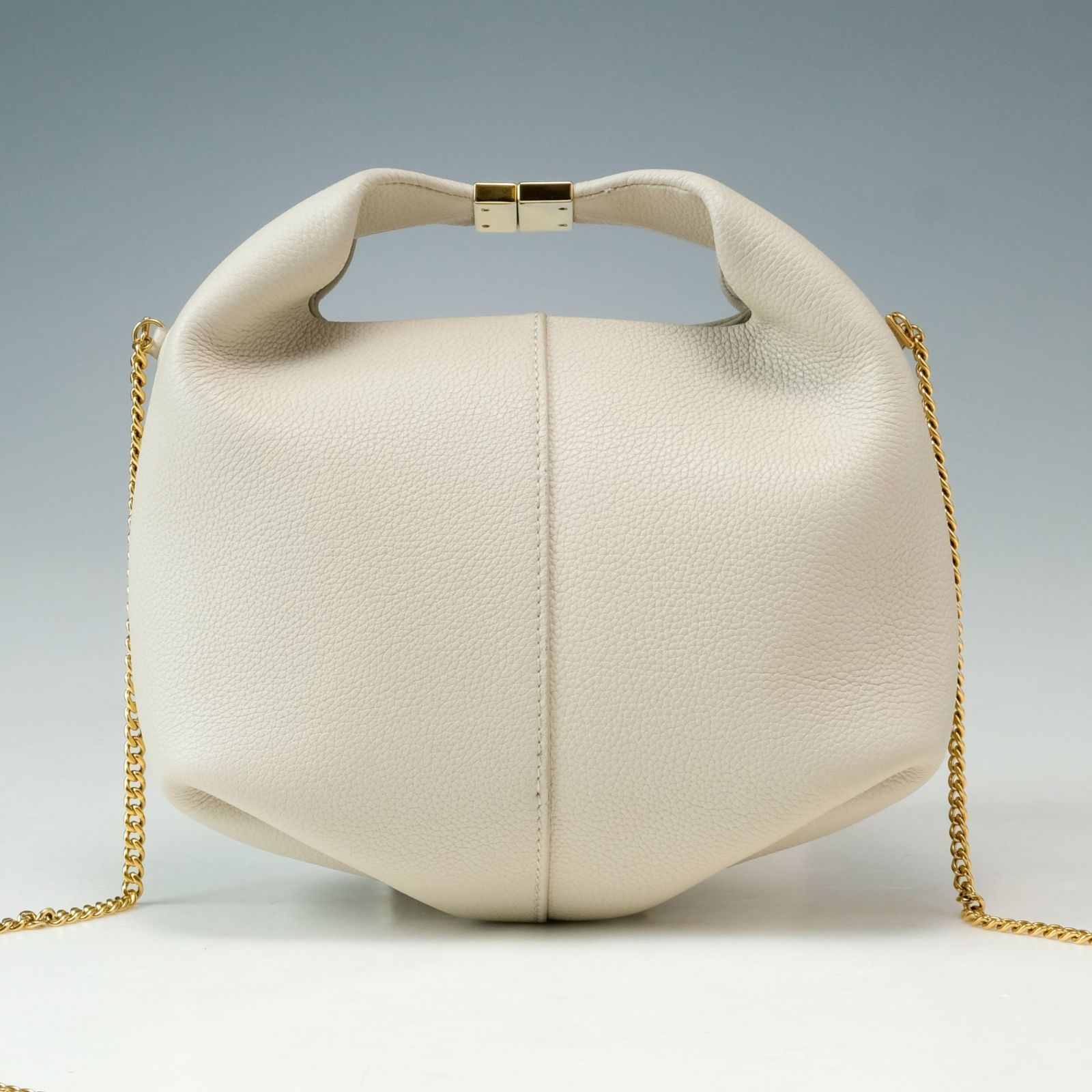 美品】 polene ポレーヌ ベリ beri チョーク チェーンショルダー 白